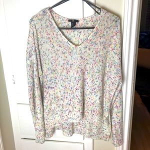 Oversized Confetti Summer Sweater